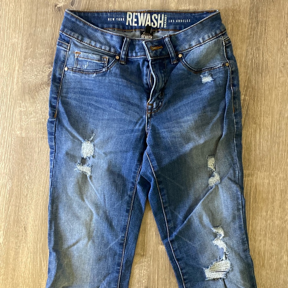 Rewash blue jeans